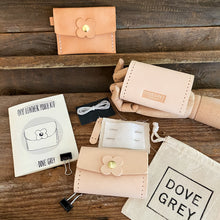 Load image into Gallery viewer, dove grey diy leather pouch kit