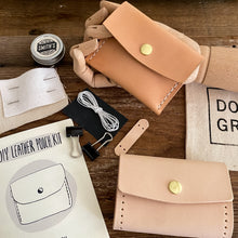 Load image into Gallery viewer, DIY LEATHER POUCH KIT