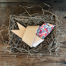 Load image into Gallery viewer, Leather and Liberty of London Fabric HOPE Dove