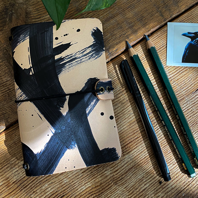 LEATHER POCKET NOTEBOOK/JOURNAL COVER