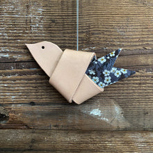Load image into Gallery viewer, Leather and Liberty of London Fabric HOPE Dove